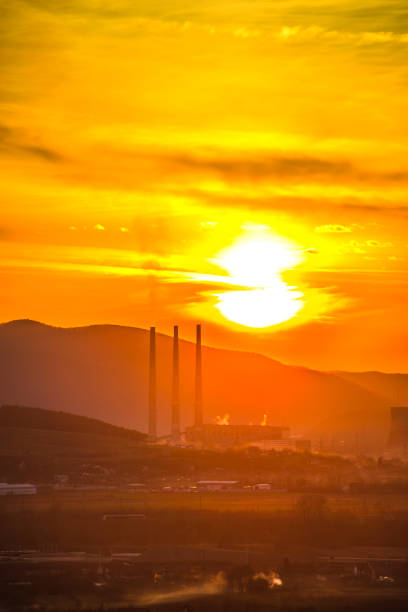 Air pollution form chemical factory