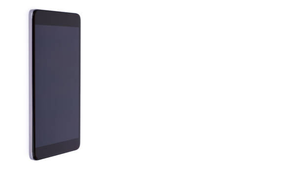 istock smart phone with blank screen isolated on white background. copy space, template 938185518
