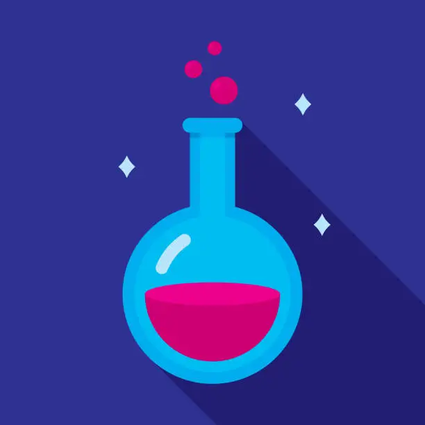 Vector illustration of Potion Icon Flat 2