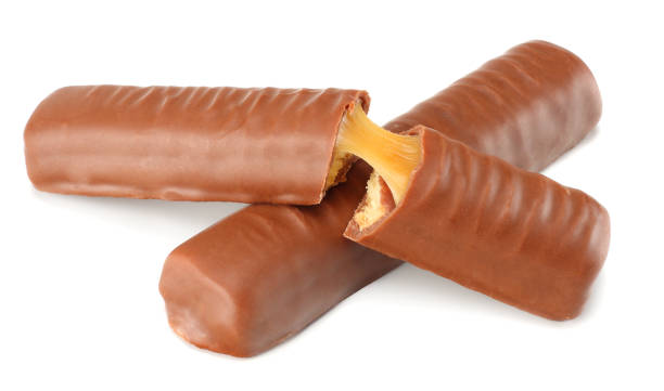 istock Caramel Chocolate Bar Isolated On White Background 938204776