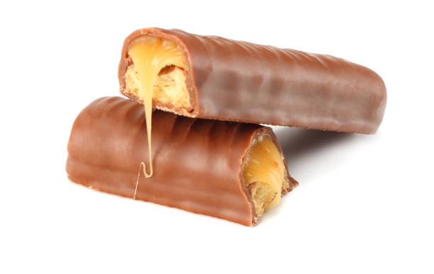 istock Caramel Chocolate Bar Isolated On White Background 938204808
