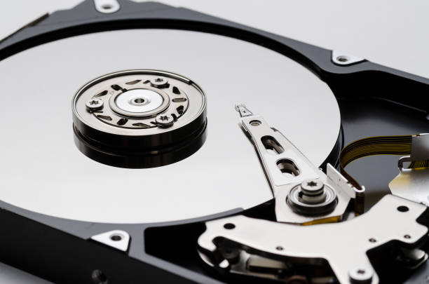 ouvert disque dur - open harddisk photos et images de collection