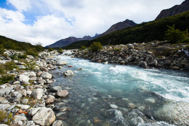 istock Rio blancas river before the thunderstorm in summer, Argentina 938243592