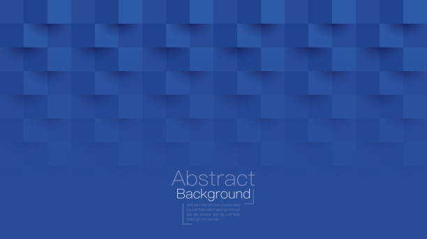 blaue abstrakte hintergrund vektor. - square shape square geometric shape backgrounds stock-grafiken, -clipart, -cartoons und -symbole
