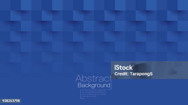 Blue Abstract Background Vector Stock Illustration - Download Image Now - Square - Composition, Square Shape, Backgrounds