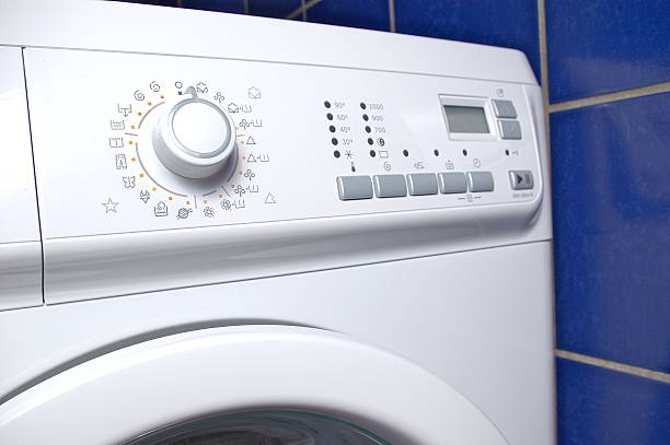 washing machine stock photo