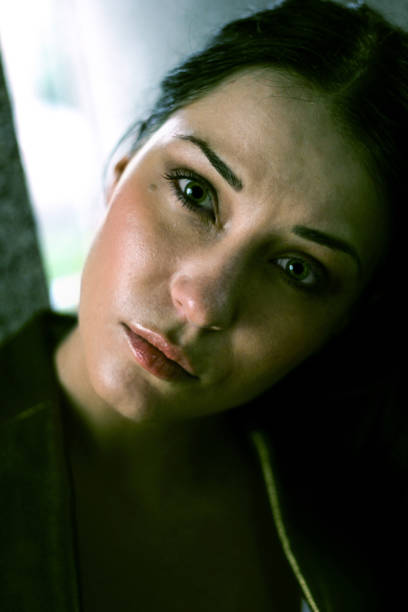 istock Sad young woman portrait 938268568