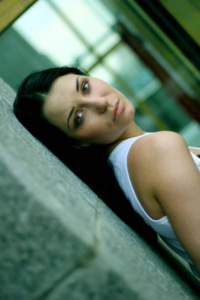 istock Sad young woman portrait 938269192