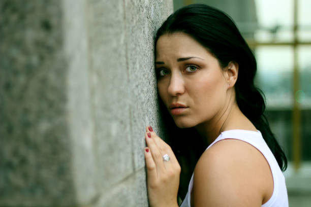istock Sad young woman portrait 938269290