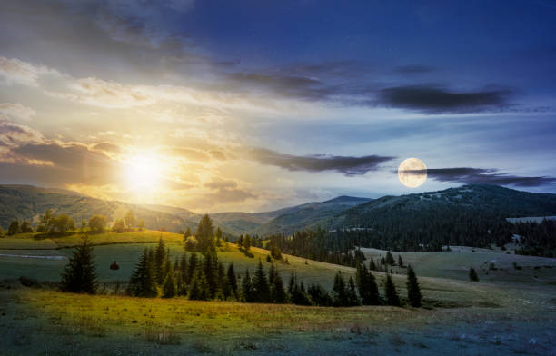 istock time change over the countryside summer landscape 938269312