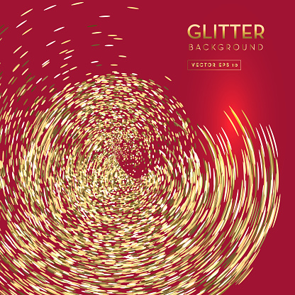 Red And Gold Glitter Background Template Design Layouts Stock