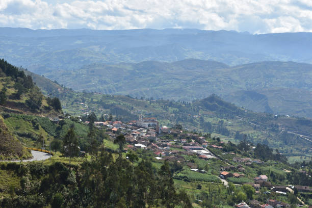 istock Scenic panoramic views of the Andes Mountains approaching San Bartolome Cuenca Ecuador 938284320