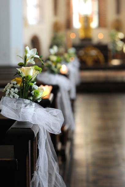 istock Beautiful flower wedding decoration 938285872