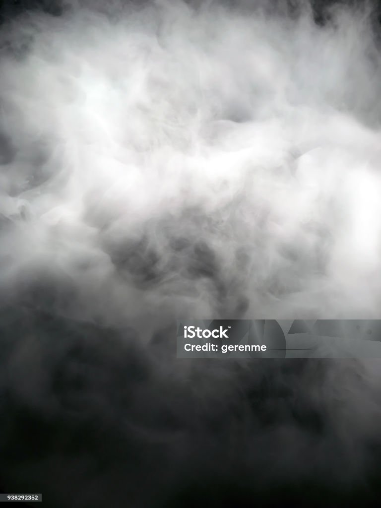 Smoke Smoke on black background Smoke - Physical Structure Stock Photo