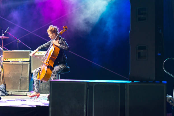 istock Woman playing cello on the live concert 938304304