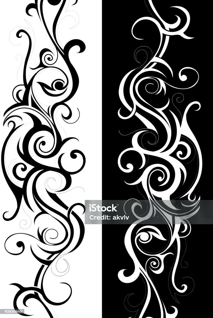 Floral decorative  Abstract stock vector