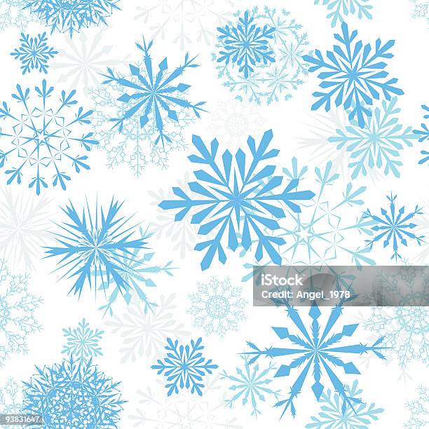 Fond Sans Couture De Flocons De Neige Vecteurs libres de droits et plus d'images vectorielles de Flocon de neige - Neige - Flocon de neige - Neige, Fond, Hiver