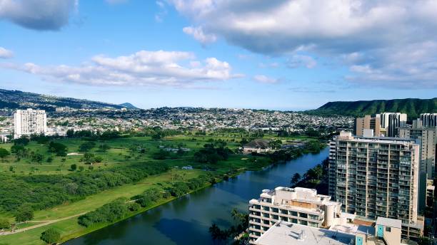 istock Ala Wai Canal in Honolulu 938317802