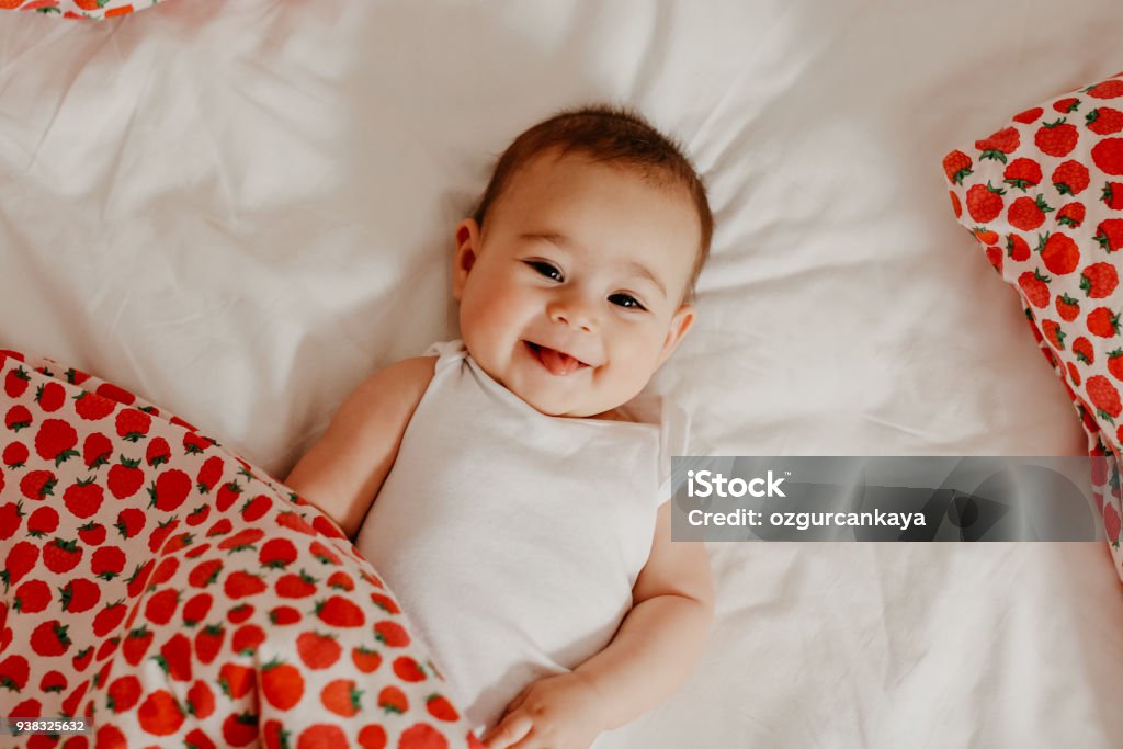 Happy baby baby girl Baby - Human Age Stock Photo