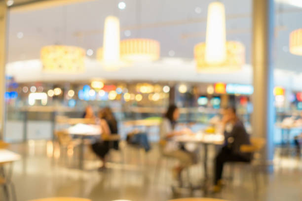 istock Abstract motion blurred in coffee and food shop 938326128