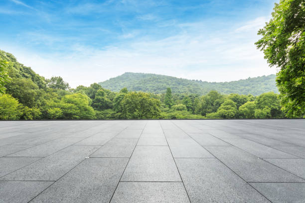 istock square floor and green mountain nature landscape 938326684