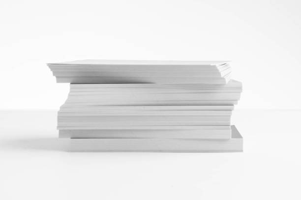 istock business card on desk white background 938329874