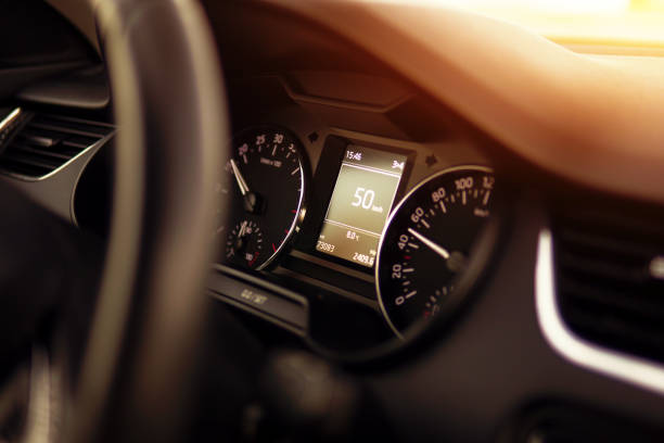 Close up of Car Dashboard. Close up of Car Dashboard. speedometer photos stock pictures, royalty-free photos & images