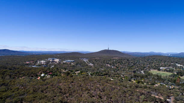istock Aerial Lake Ginninderra with residential homes 938356476