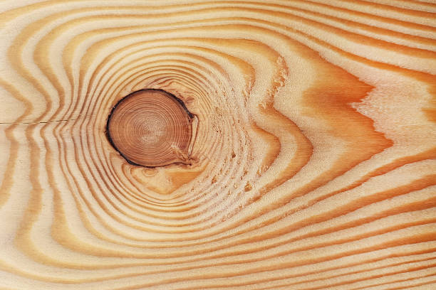 текстура деревянной доски, фон - knotted wood стоковые фото и изображения