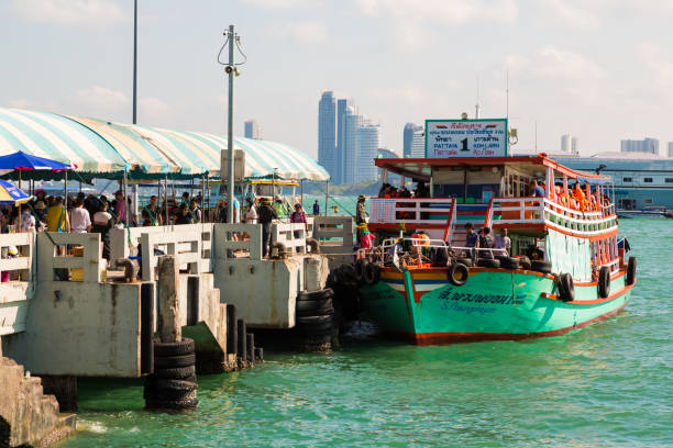 Koh Larn Ferry stock photo