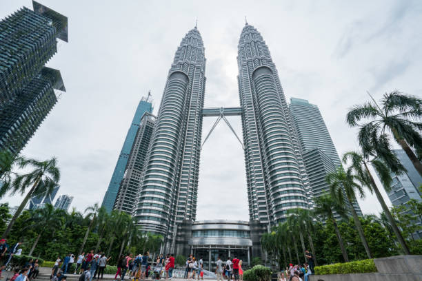 istock Kuala Lumpur skyline, buildings, low angle 938369148