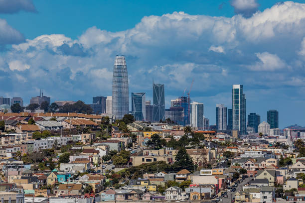 istock San Francisco skyline with clouds in the background 938379144