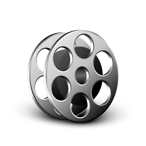 istock Movie cassette with cinema tape - vector 938382658