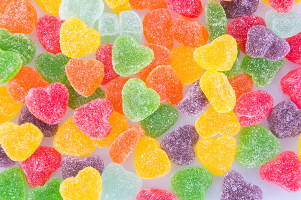 istock candies. jelly candies on a background. 938389264