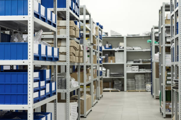 istock Warehouse of components for the electronics industry 938403982