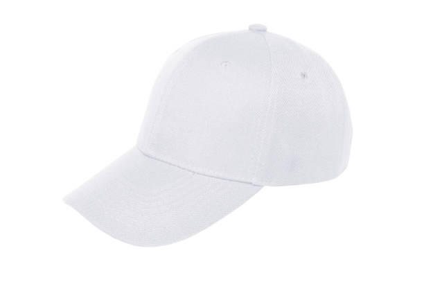 istock Baseball cap color white close-up of isolated view 938405260
