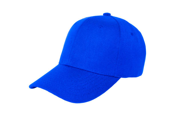 istock Baseball cap color blue close-up of isolated view 938405306