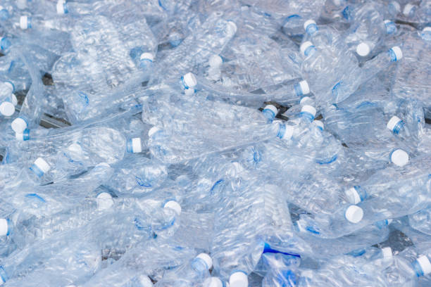 plastic bottles, Concept of recycling the Empty used plastic bottle