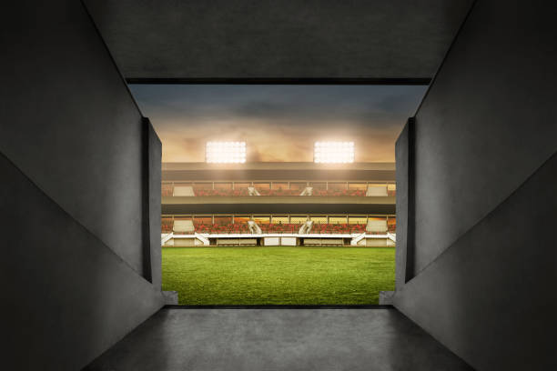 istock Soccer stadium entrance 938418210