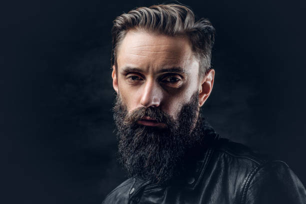 istock Bearded male with long hair. 938426502