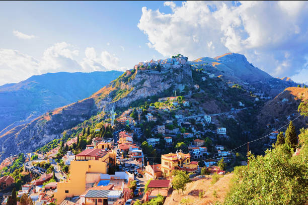 Mountain in Taormina Sicily