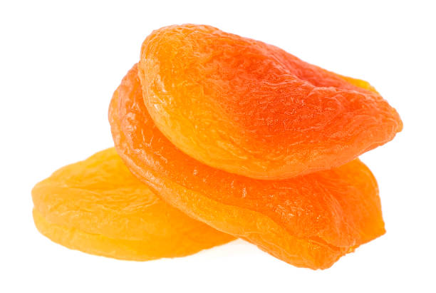 istock Dried apricots isolated on a white background 938439068