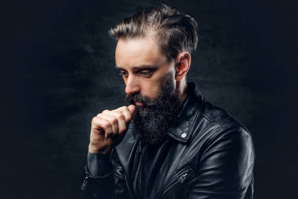 istock Close up portrait of bearded man. 938442422