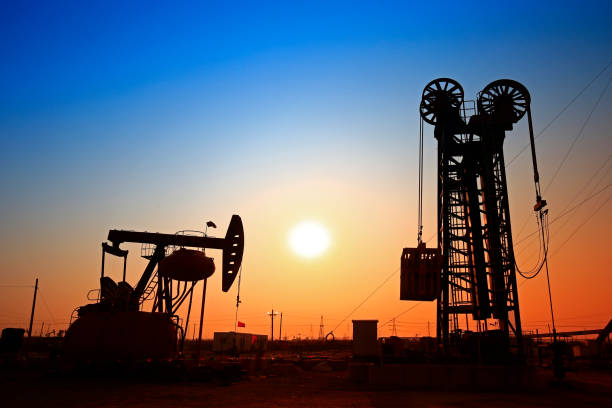 istock The oil pump, industrial equipment 938443836