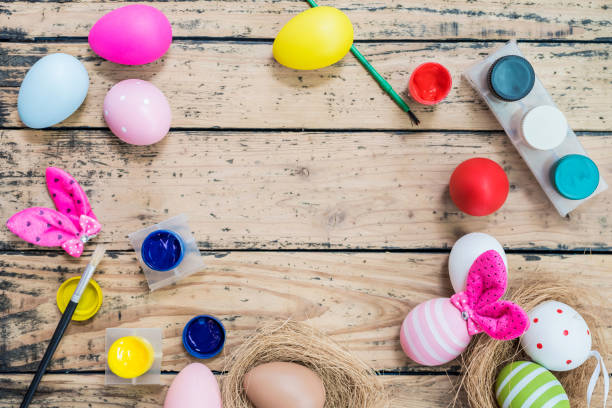 istock Happy Easter day, bunny and egg for celebrate in April. 938449270