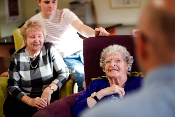 istock Senior Woman Enjoys Having Company 938463780