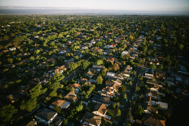 istock Melbourne suburbs aerial photography 938467922