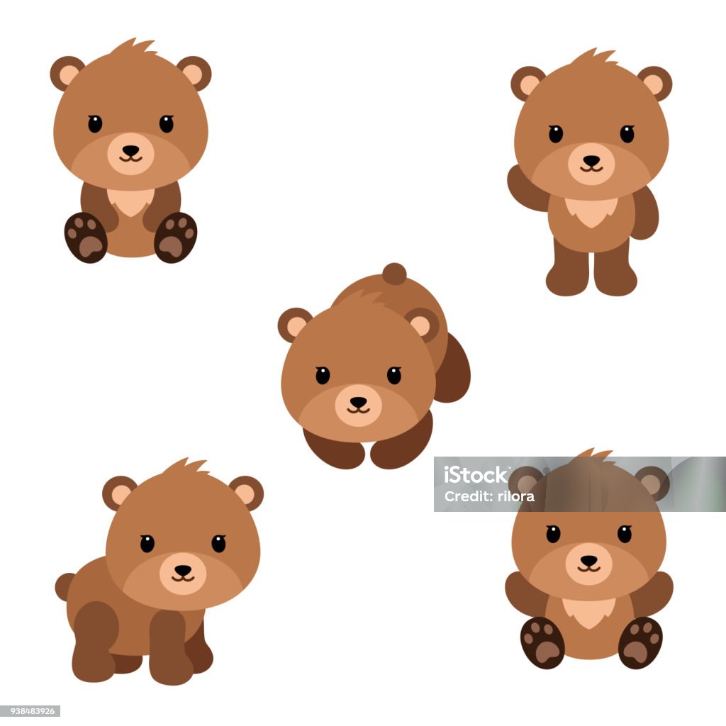 Ilustración de Conjunto De Dibujos Animados Osos En Moderno Estilo Plano Simple y más Vectores Libres de Derechos de Osezno - iStock Ilustración de Conjunto De Dibujos Animados Osos En Moderno Estilo Plano Simple y más Vectores Libres de Derechos de Osezno - iStock