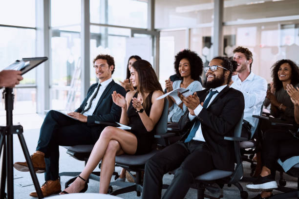 istock They connected with the content of the presentation 938493786