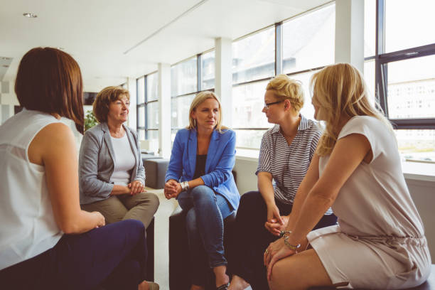 istock Group of women at the training 938494272